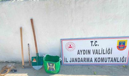 Kaçak Kazı Yapan 6 Şüpheli'ye Suçüstü Yapıldı