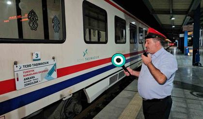 Turistik Karaelmas Ekspresi Zonguldak’tan Ankara’ya Hareket Etti