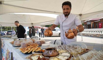 Erzurum Kahvaltı Festivali renkli görüntülere sahne oldu