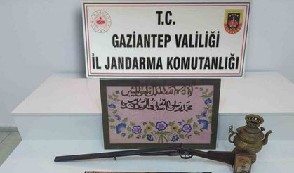 Gaziantep’te tarihi eser operasyonu: 1 gözaltı