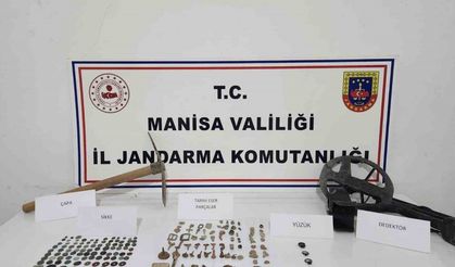 Manisa’da tarihi eser operasyonu