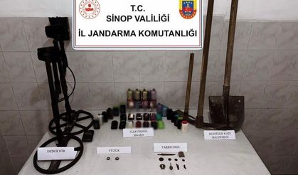 Sinop’ta tarihi eser kaçakçılığı operasyonu: 1 gözaltı