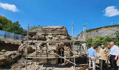 Tarihi Osmanlı hamamı aslına uygun restore ediliyor