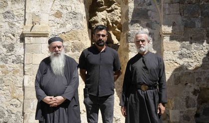 Yunan keşişlerden Gümüşhane’deki Hutura Kilisesi’ne ziyaret