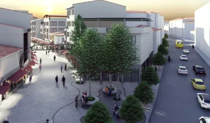 Bursa İnegöl'de 'Tarihi Uzun Sokak'a tarihi dönüşüm