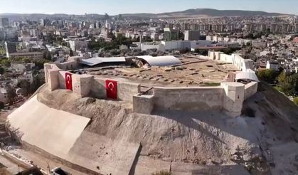 Ağır hasar alan Gaziantep Kalesi’nin restorasyonu tamamlandı