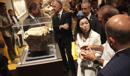 Japon Prensesi Akiko Mikasa Arkeoloji Müzesi’ni gezdi