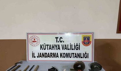 Kütahya’da kaçak kazı yapan 6 şüpheli yakalandı