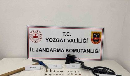 Akdağmadeni’nde 23 adet tarihi obje ele geçirildi