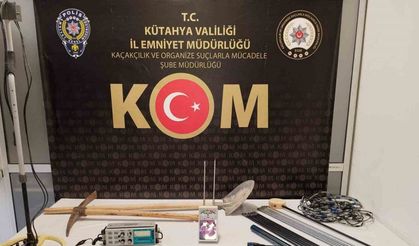 Kütahya’da tarihi eser operasyonu