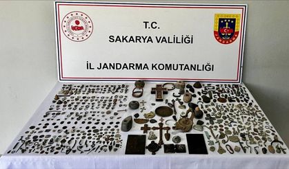 Sakarya'da 589 tarihi eser ele geçirildi