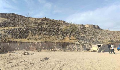 Kaçak kazıda yeraltı şehri çıktı