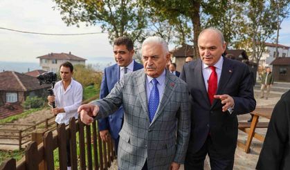 Son Başbakan Binali Yıldırım Konuralp Antik kentini gezdi