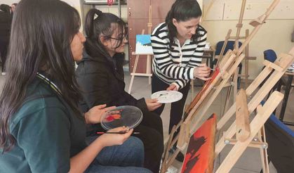 Atılacak ahşaplar sanata dönüşüyor