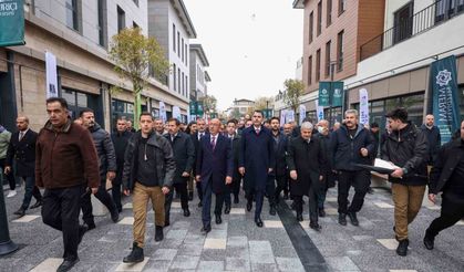 Suriçi Çarşısı birinci etabın açılışını yapıldı