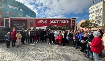 Edremit'te Çanakkale Mobil Müzesi