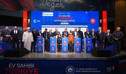 Erzurum'da TOKİ kuraları çekildi