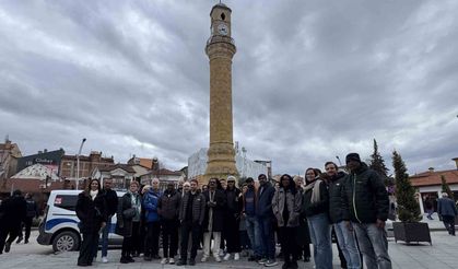 Dünyanın farklı ülkelerinden gelen turizm acente temsilcileri, Çorum'un tarihi mekanlarını gezdi