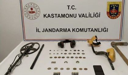 Kastamonu'da tarihi eser kaçakçılarına operasyon: 3 gözaltı