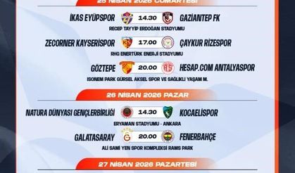 Galatasaray - Fenerbahçe derbisinin tarihi belli oldu