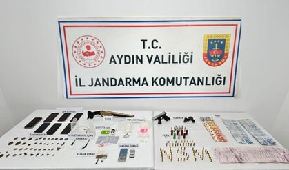 Söke'de tarihi eser ve uyuşturucu operasyonu