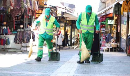 Bursa'nın dünyaca ünlü tarihi alanlarına özel temizlik ekibi
