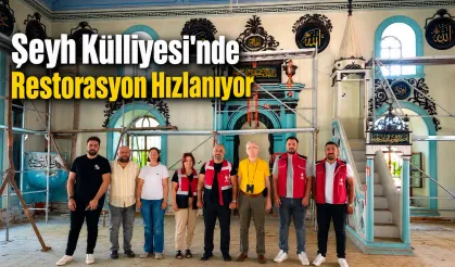 Şeyh Külliyesi'nde Restorasyon Hızlanıyor