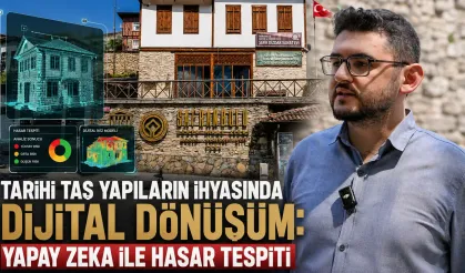 KBÜ'de tarihi yapı hasarları yapay zekayla tespit ediliyor