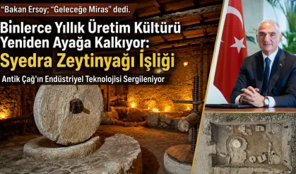 Syedra'da Antik Zeytinyağı Tesisi Açıldı!
