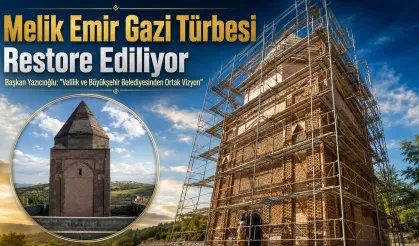 Melik Emir Gazi Türbesi restore ediliyor