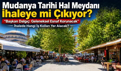 Tarihi Mudanya meydanı kimlik değişikliğine hazırlanıyor