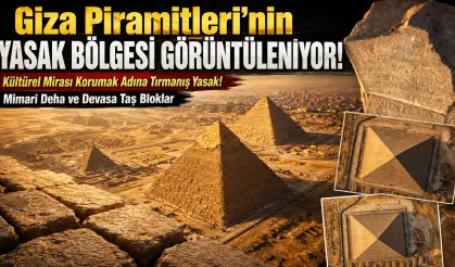 Giza Piramitleri Zirvesinde Gizli İzler