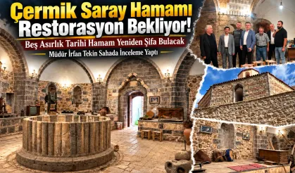 Çermik Saray Hamamı restorasyon bekliyor