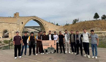 Düzceli gençler Hasankeyf'in tarihi mirasını keşfetti