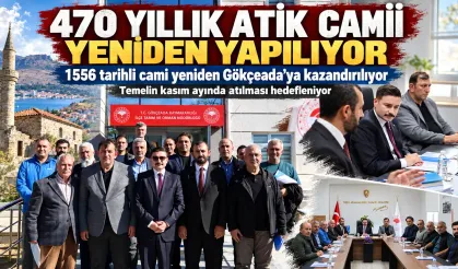 Kanuni Döneminden: 470 Yıllık Atik Camii Yeniden Yapılıyor