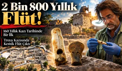 Troya'da 2 Bin 800 Yıllık Flüt Bulundu!