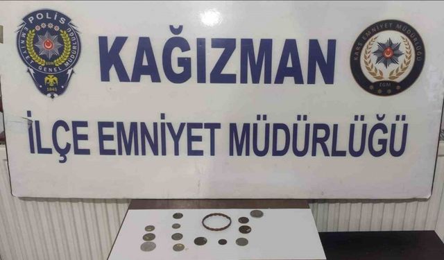 Kağızman’da Tarihi Eser Operasyonu