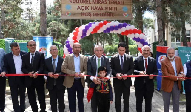 ‘Kültürel Miras Temalı Açık Hava Sınıfı' Açıldı