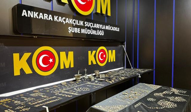 Yurt Dışına Kaçırılmaya Çalışılan Tarihi Eserlere El Kondu