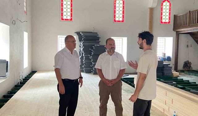 Muradiye Camii’nde restorasyon çalışmaları sürüyor