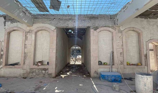 114 yıllık okul restorasyonla yeniden eğitime hazırlanıyor