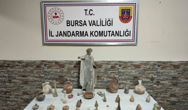 Bursa'da tarihi eser operasyonu