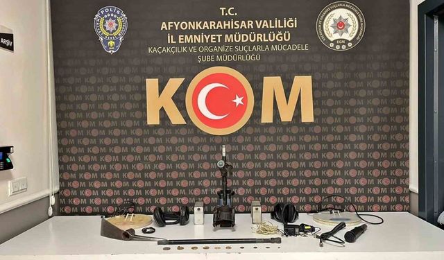 Kazı malzemeleriyle yakalanan 3 kişi gözaltına alındı