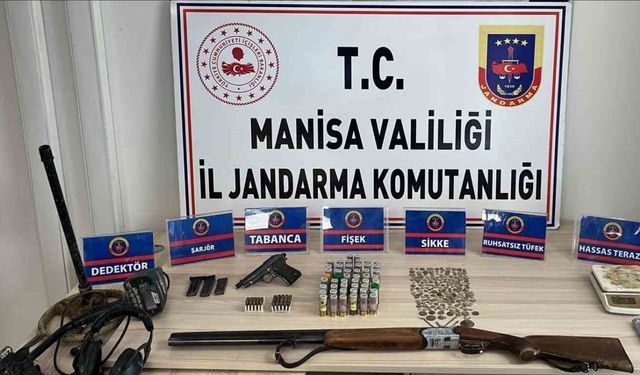 Manisa’da tarihi eser operasyonu