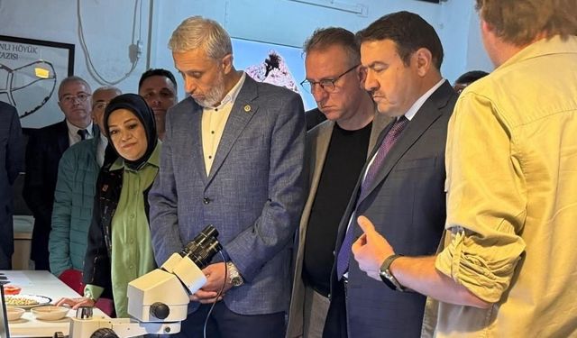 Vali Işın’dan Tavşanlı Höyük kazı alanında inceleme