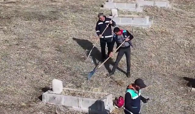 Erzurum'da Tabyalarda çevre temizliği