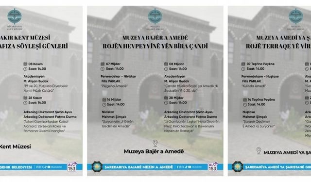 Kent Müzesinde 'kültürel hafıza söyleşileri' yapılacak