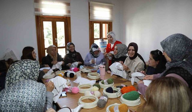 Tarihi konak ilçedeki kadınların yeni dünyası oldu
