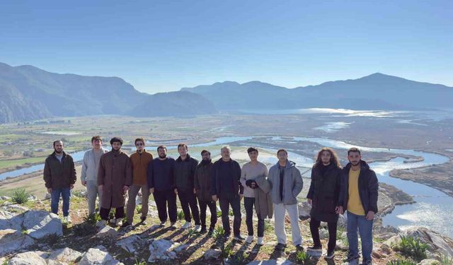 Menteşe gençleri Dalyan Kaunos'ta tarih ve doğayla buluştu
