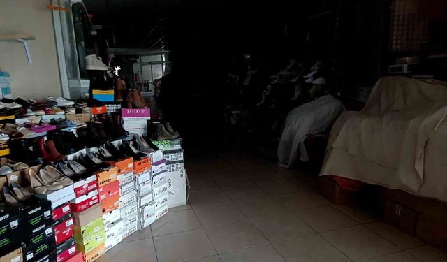 Tarihi Ahi Çarşısı karanlığa gömüldü